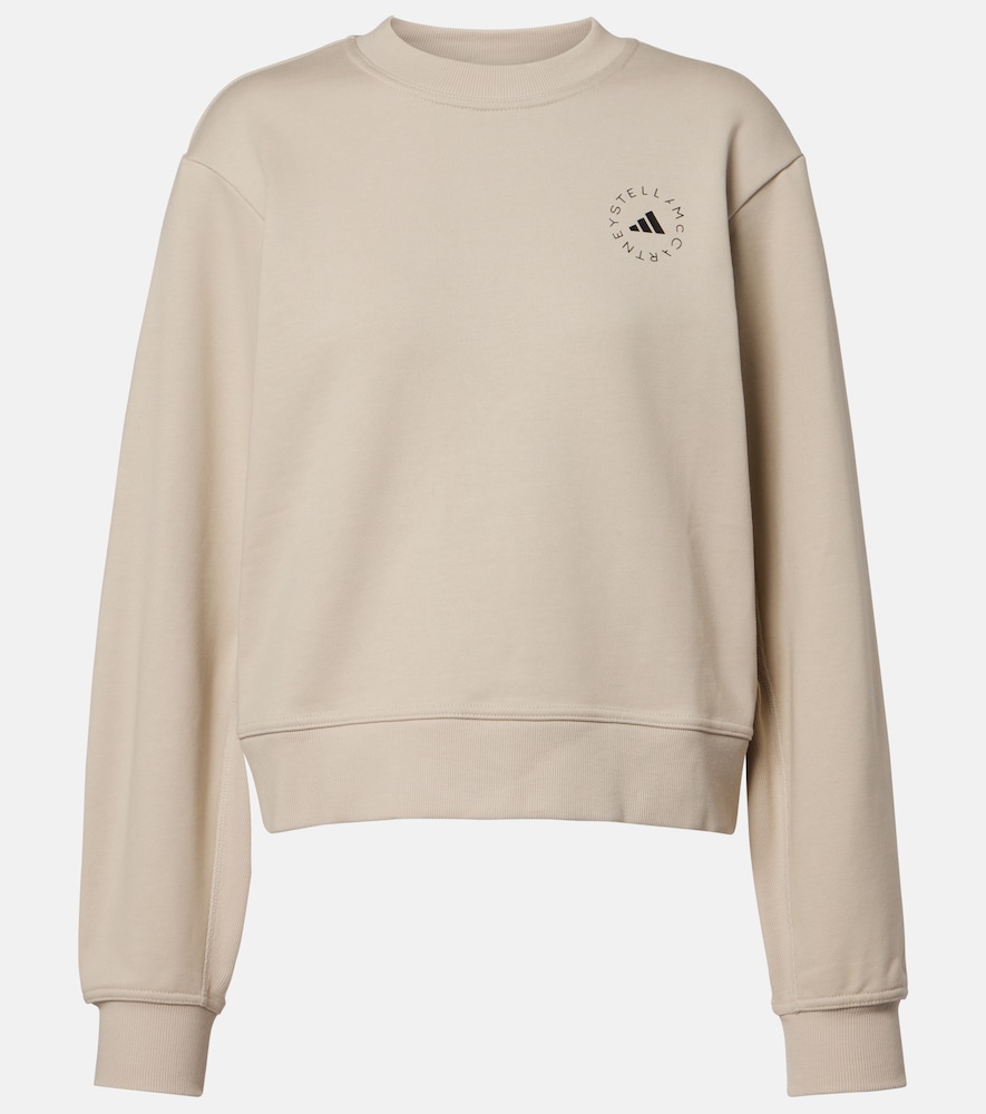 Adidas by Stella McCartney Logo cotton sweatshirt