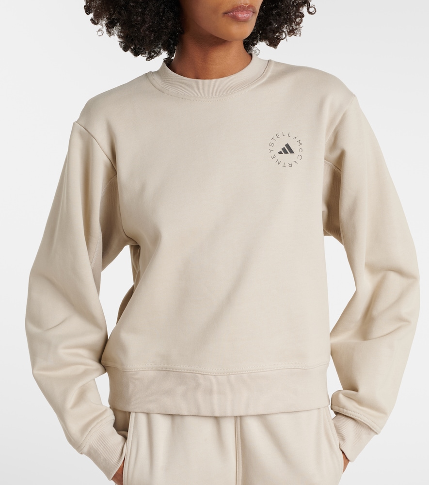 By Stella Mccartney Logo Cotton Sweatshirt
