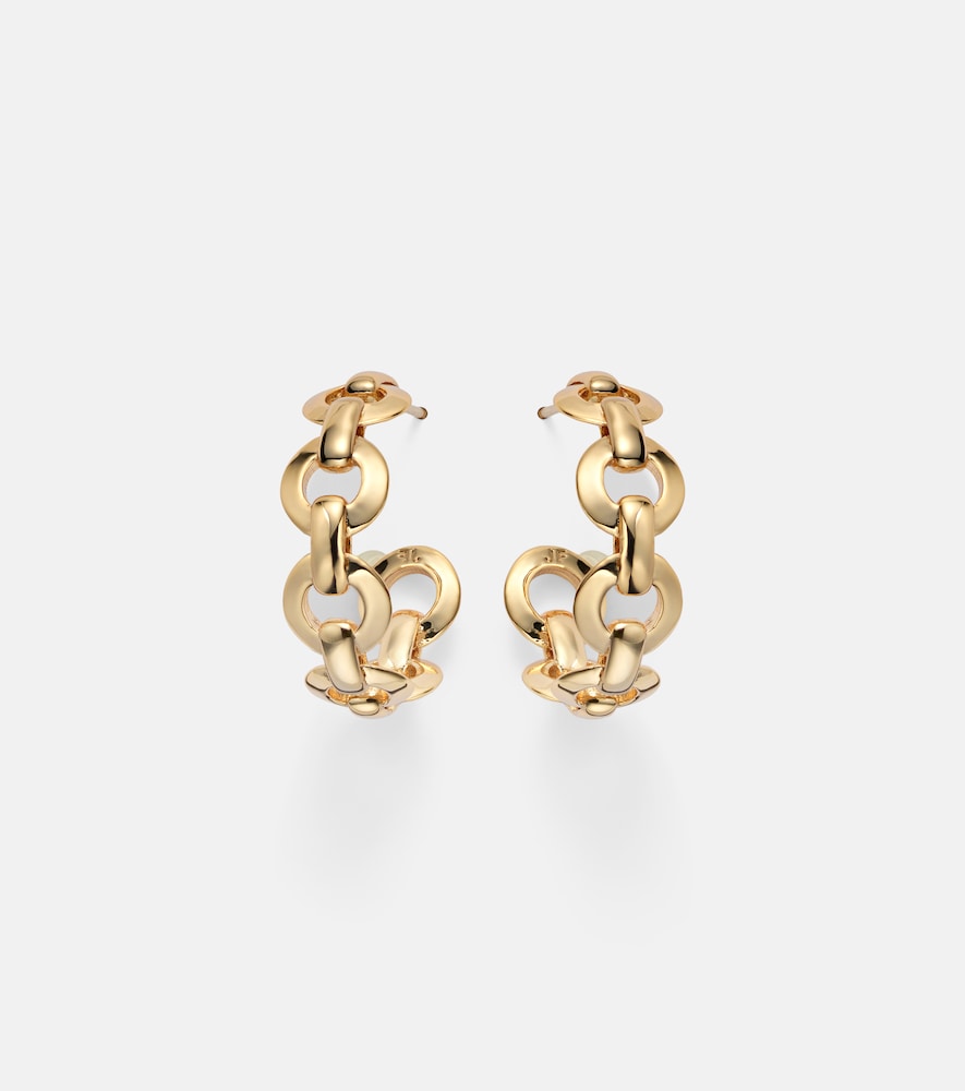 Jennifer Fisher 14kt gold-plated huggie earrings | Thumbnail 6 Jennifer Fisher 14kt gold-plated huggie earrings | Thumbnail 6
