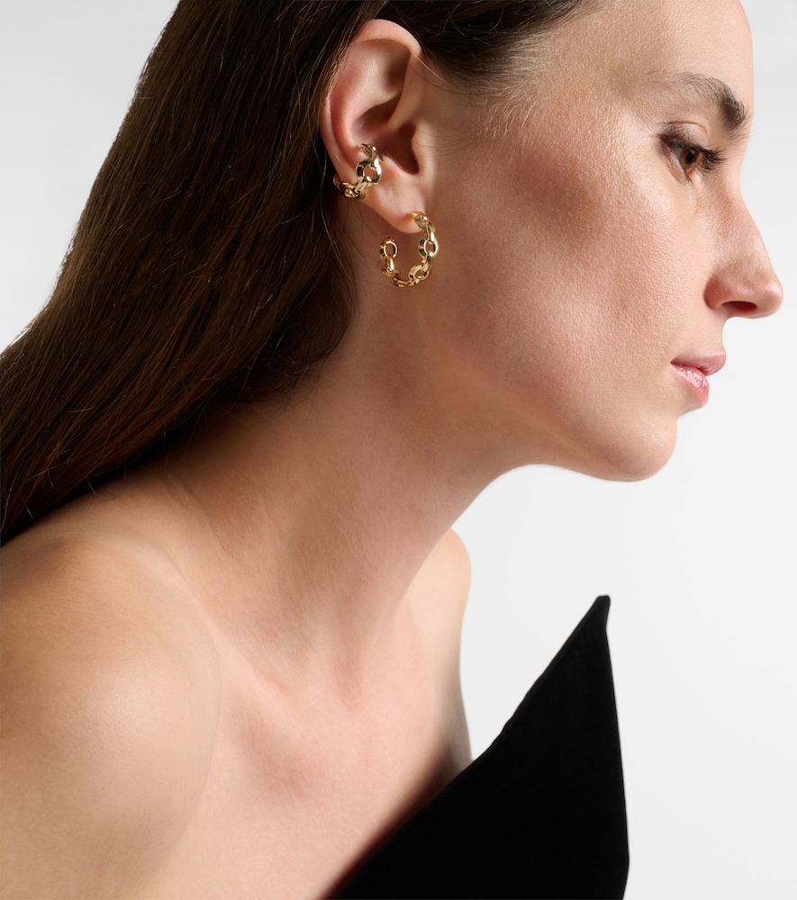 Jennifer Fisher 14kt gold-plated huggie earrings