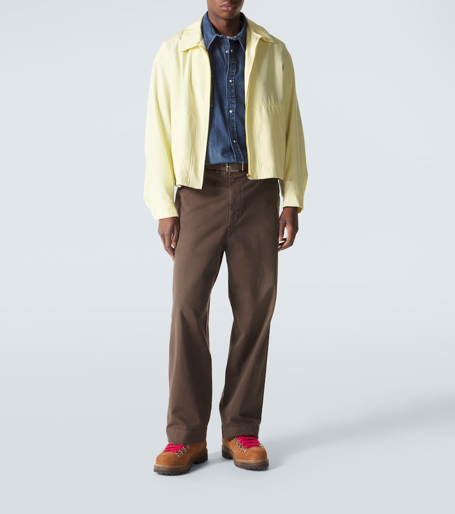 Social Sculpture Faded Denim Shirt