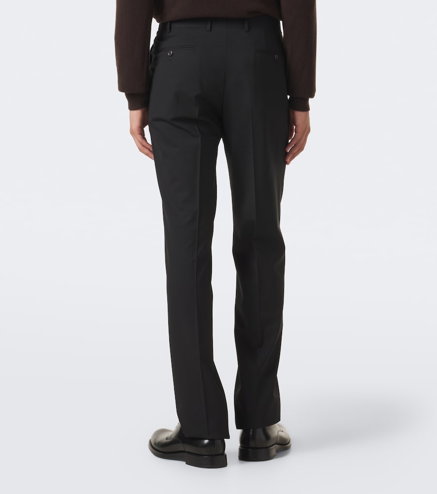 Blend Straight Pants Wool