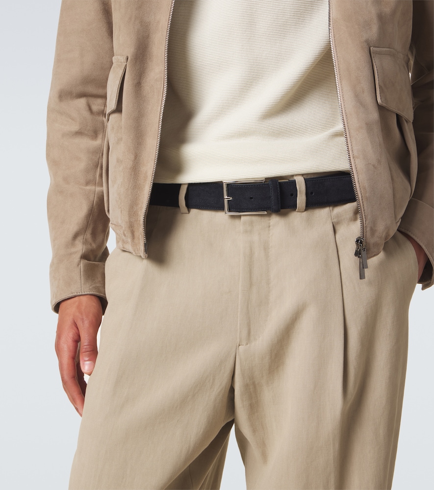 Canali Canali Gürtel Aus Veloursleder 