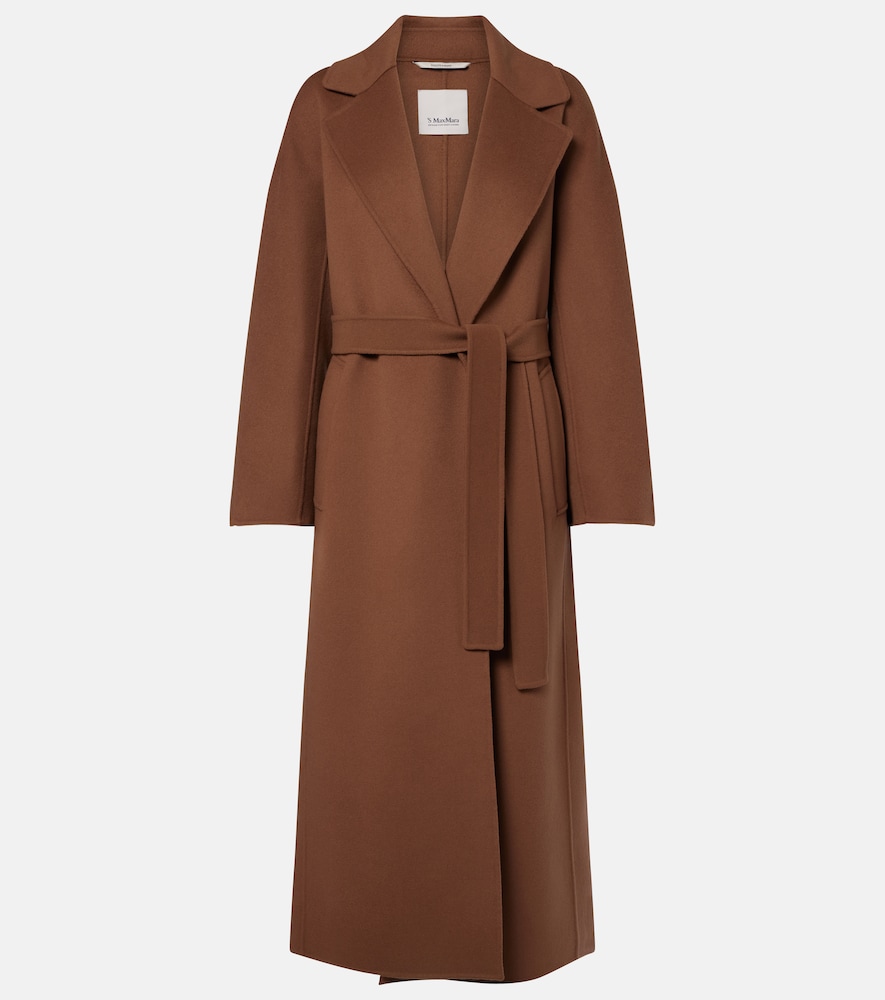 Cappotto a portafoglio in lana vergine