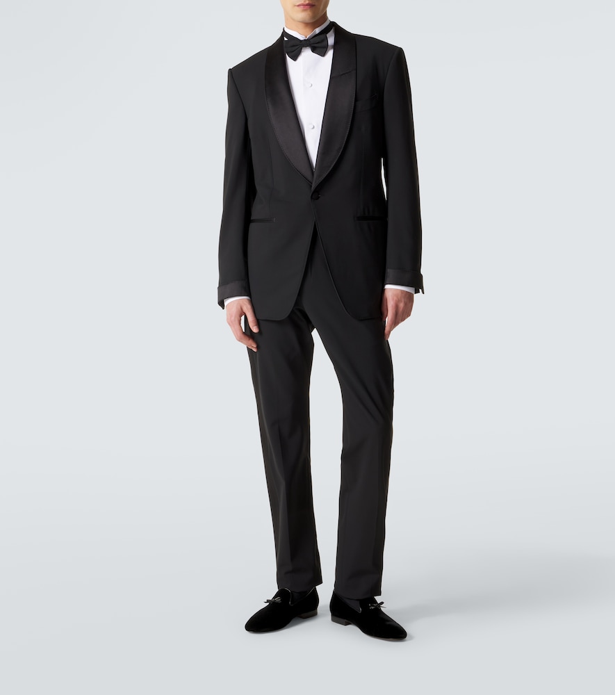 Cotton Poplin Tuxedo Shirt