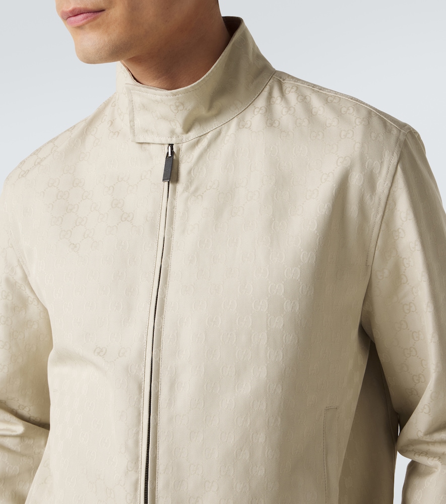  Gucci Gucci Jacke Gg Aus Baumwoll-canvas 