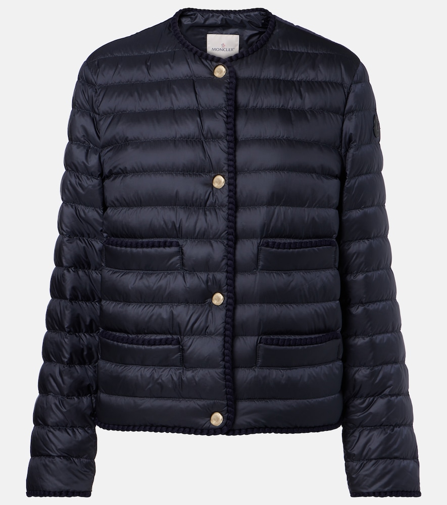 Moncler Circaete Quilted Down Jacket In Brown