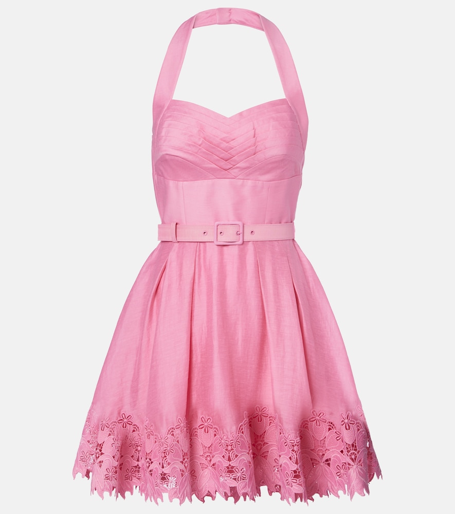 Minikleid Petalite mit Spitze