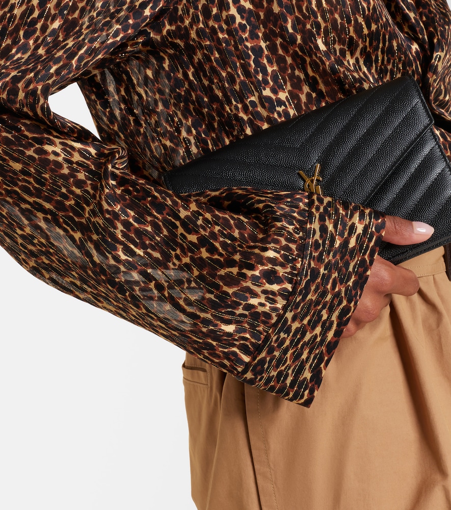 Leopard-Print Blouse
