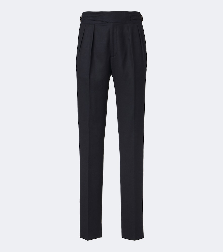 Pleated Virgin Wool