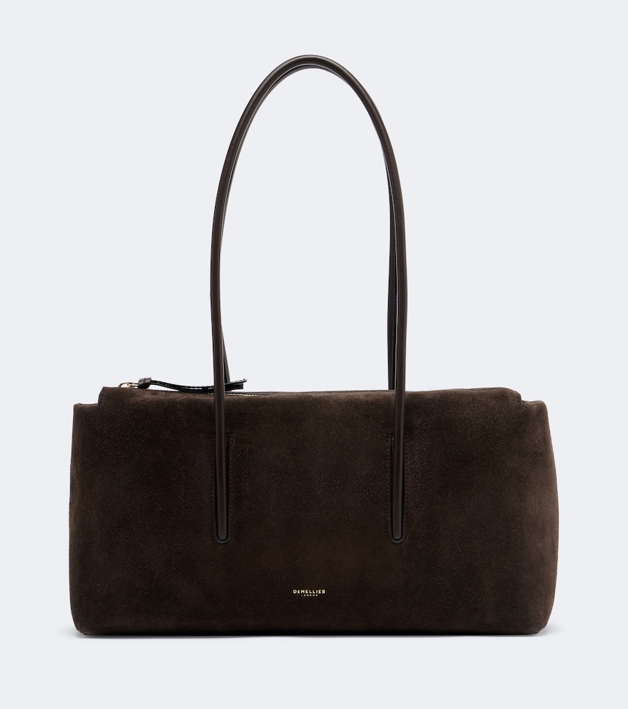 Schultertasche Stockholm aus Veloursleder