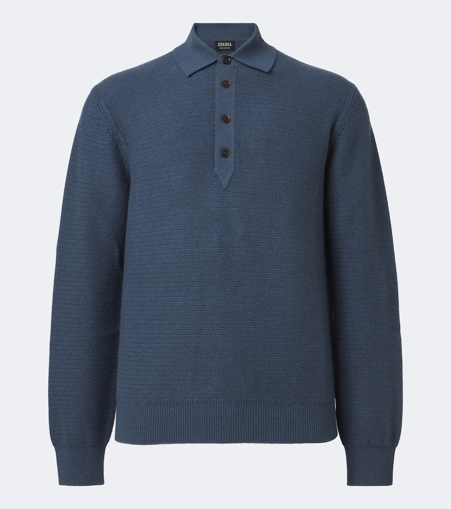Polopullover aus Kaschmir