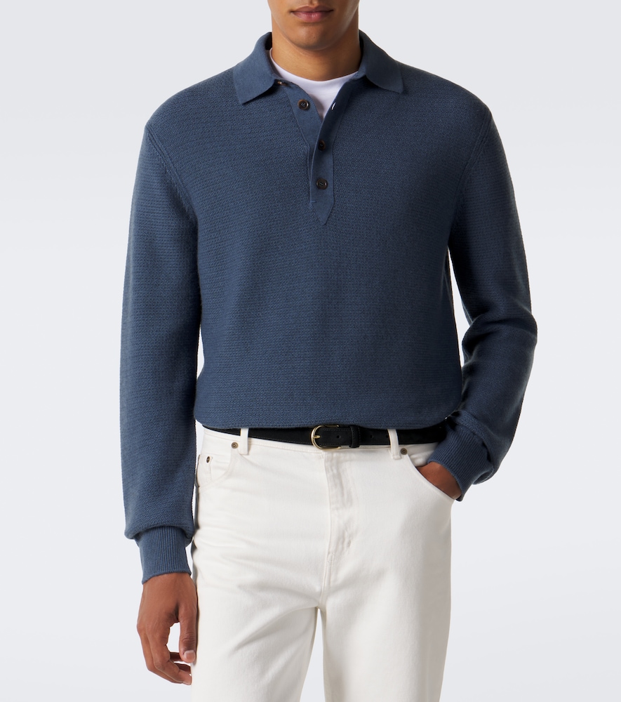 Cashmere Polo Sweater
