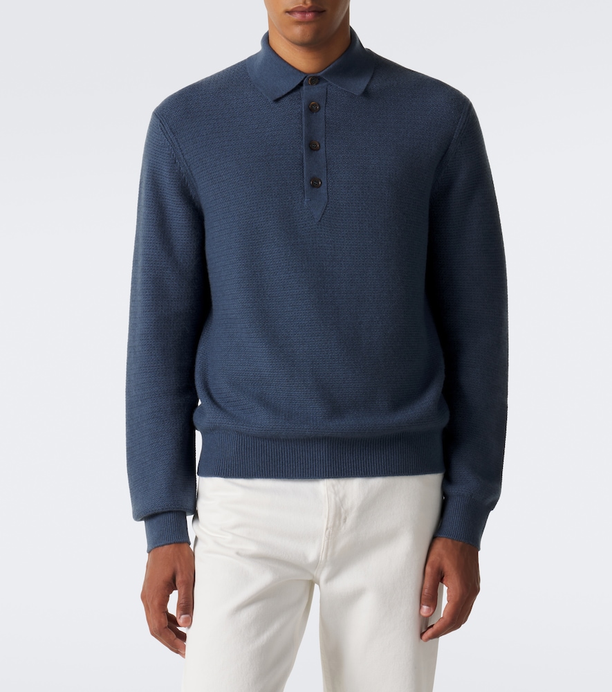 Cashmere Polo Sweater