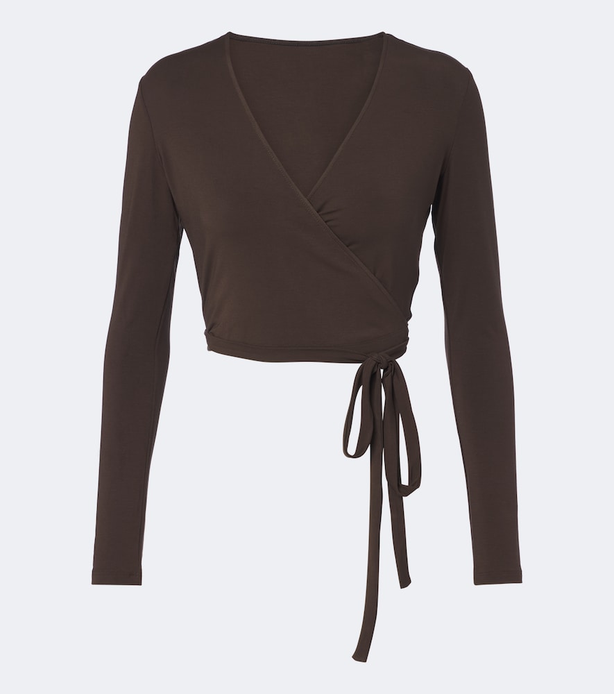 Wickeltop aus Jersey