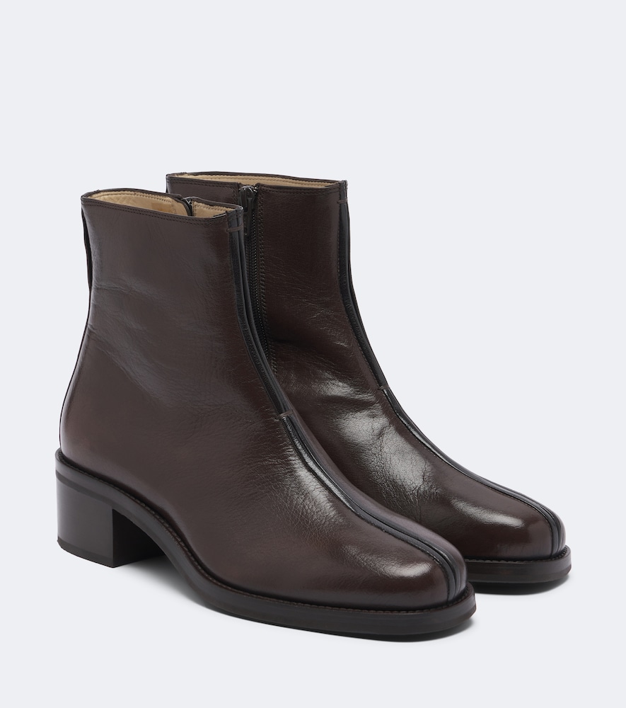 Piped Ankle Boots