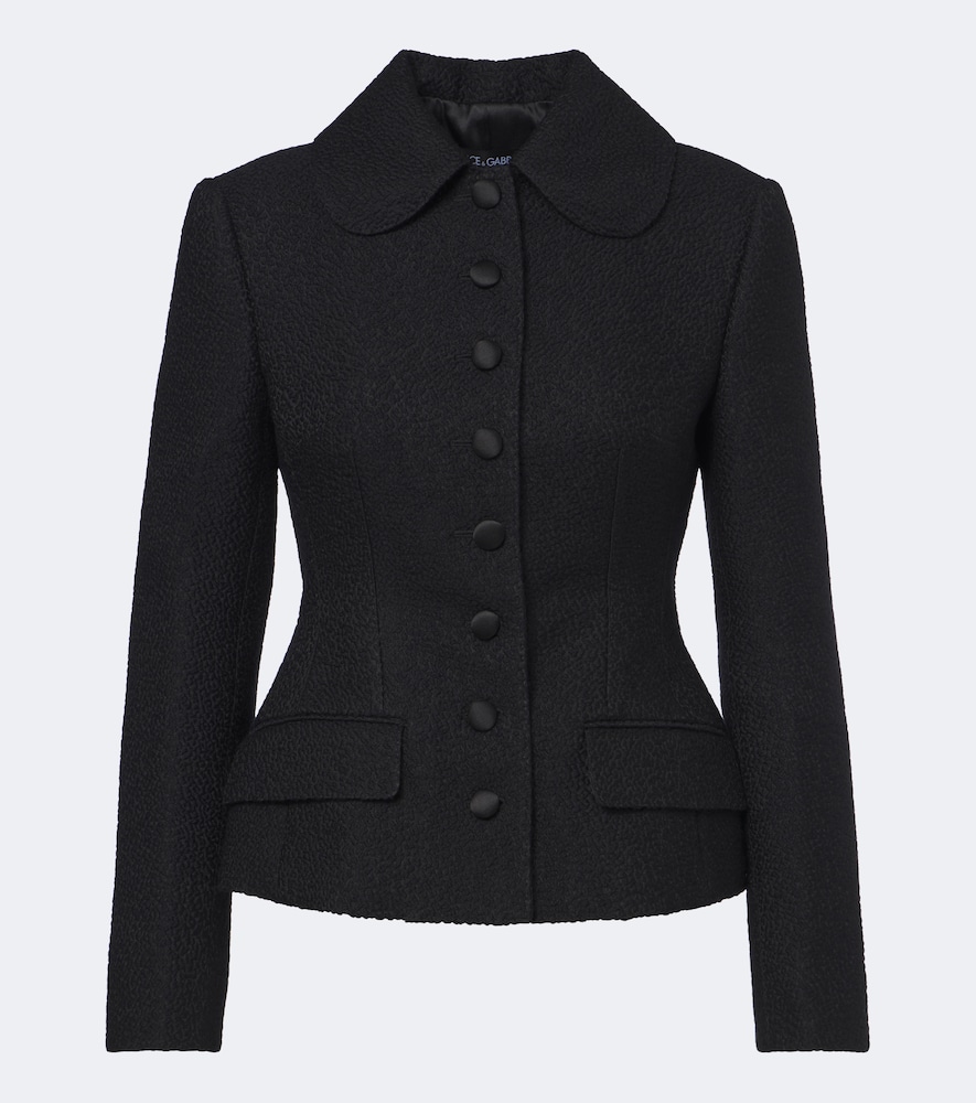Blazer aus einem Wollgemisch