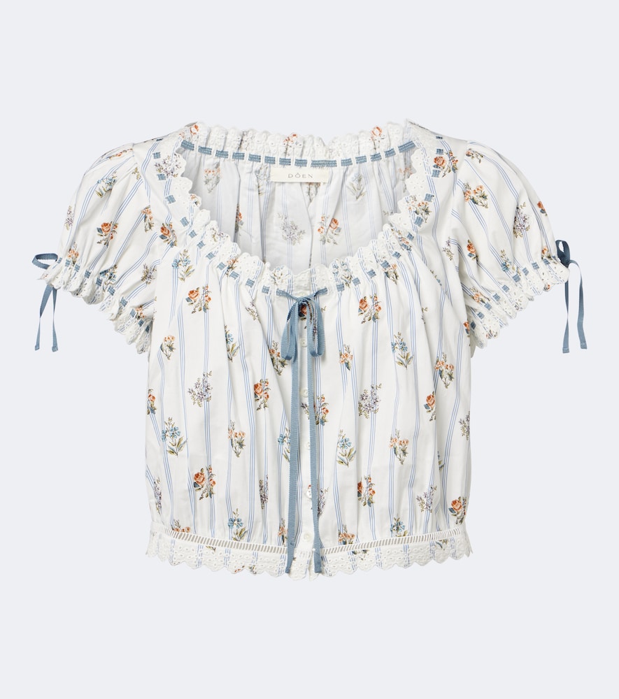 Den Top Nera en coton fleurs 310 €