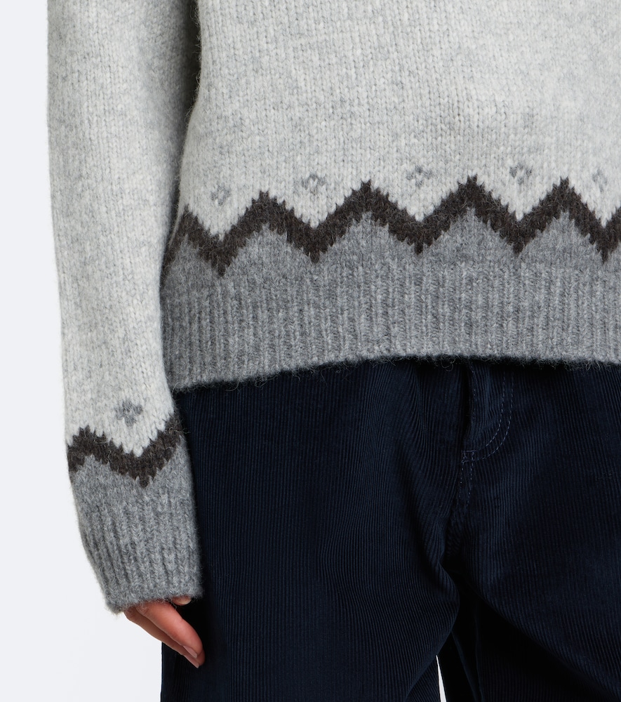 Alan Fair Isle Alpaca And Wool-Blend Sweater