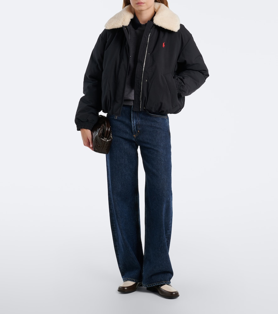 Polo Ralph Lauren Teddy-Trimmed Blouson Jacket