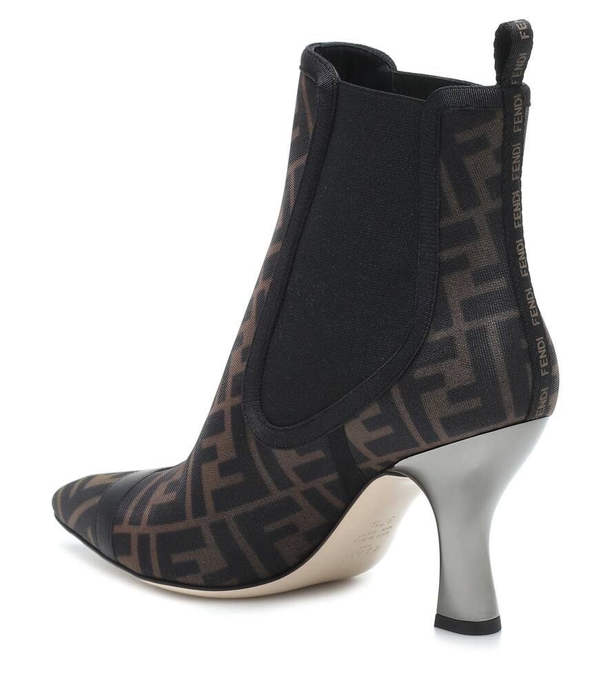 FENDI COLIBRÌ MESH ANKLE BOOTS,P00434278