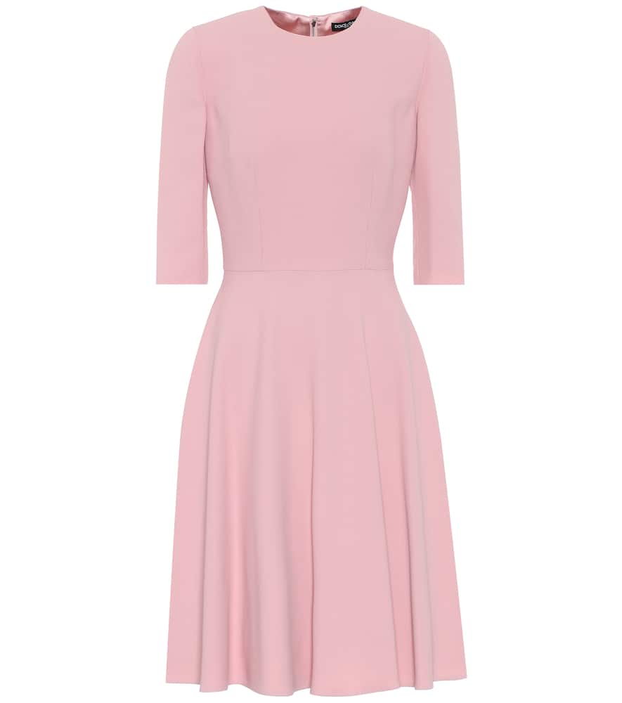 DOLCE & GABBANA STRETCH-CADY MINIDRESS,P00442809