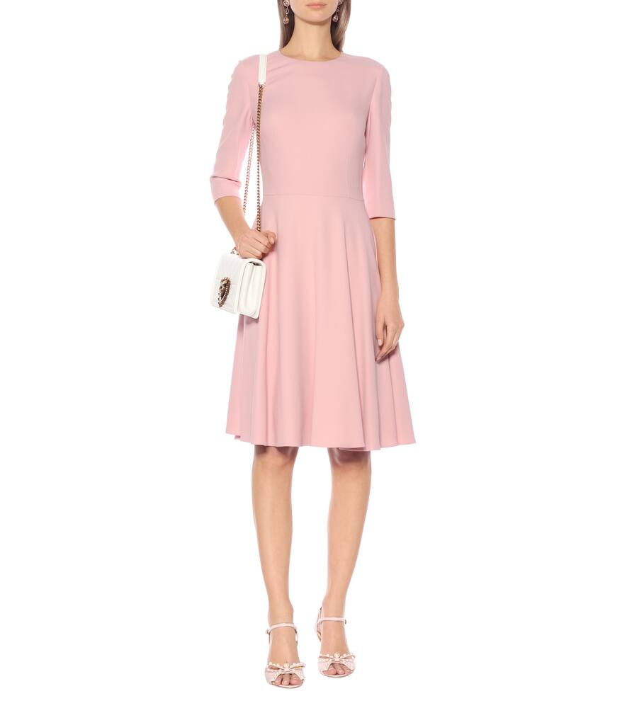 DOLCE & GABBANA STRETCH-CADY MINIDRESS,P00442809