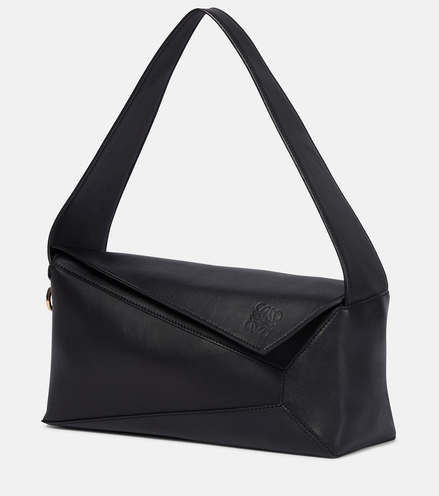 Click to view more detailed imagery on our partner's website Loewe Puzzle Leather Hobo Bag In Black At Nordstrom