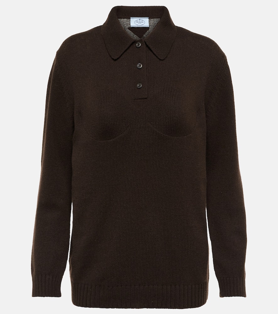 Prada Cashmere polo sweater