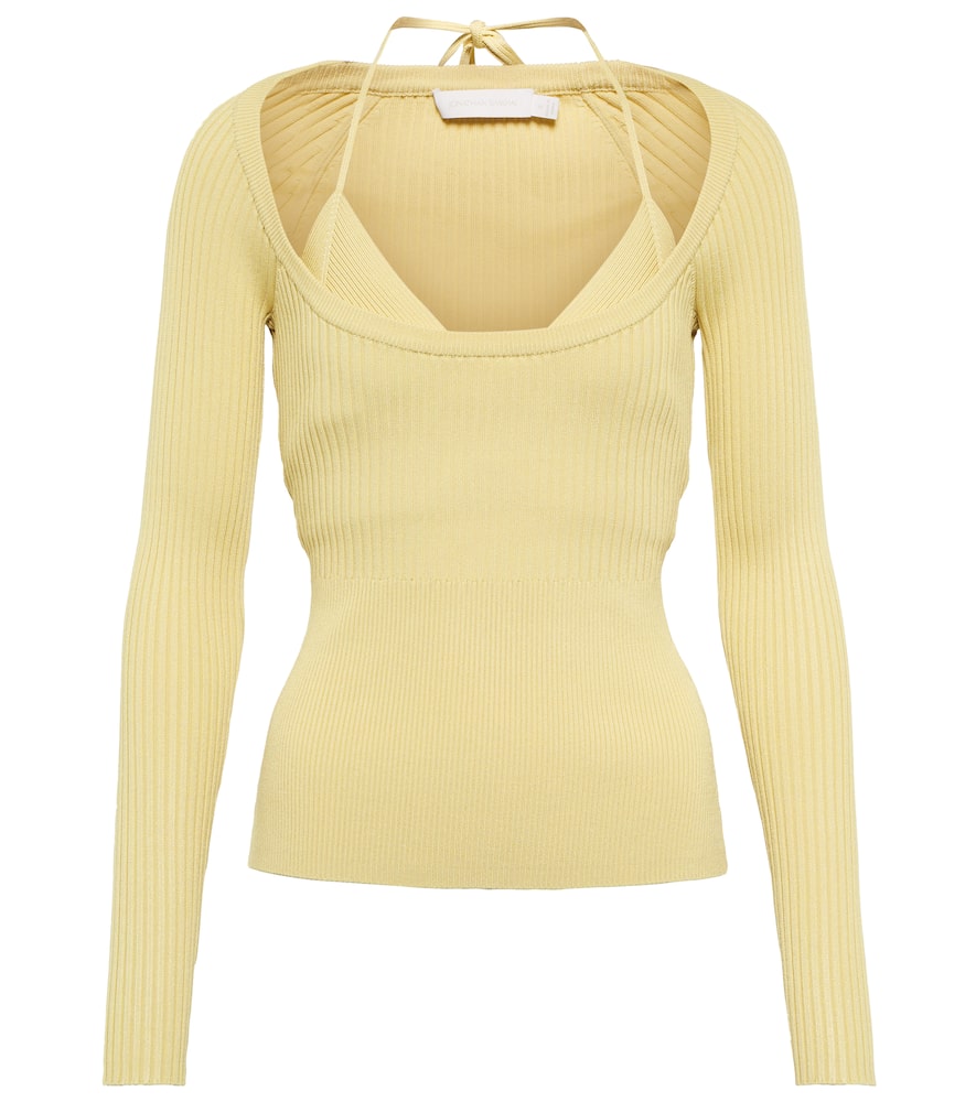 Simkhai Jayline ribbed-knit sweater
