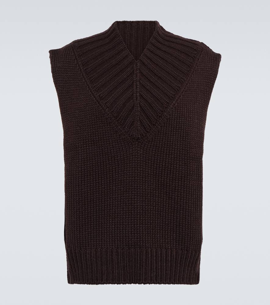 Jil Sander Wool and mohair vest