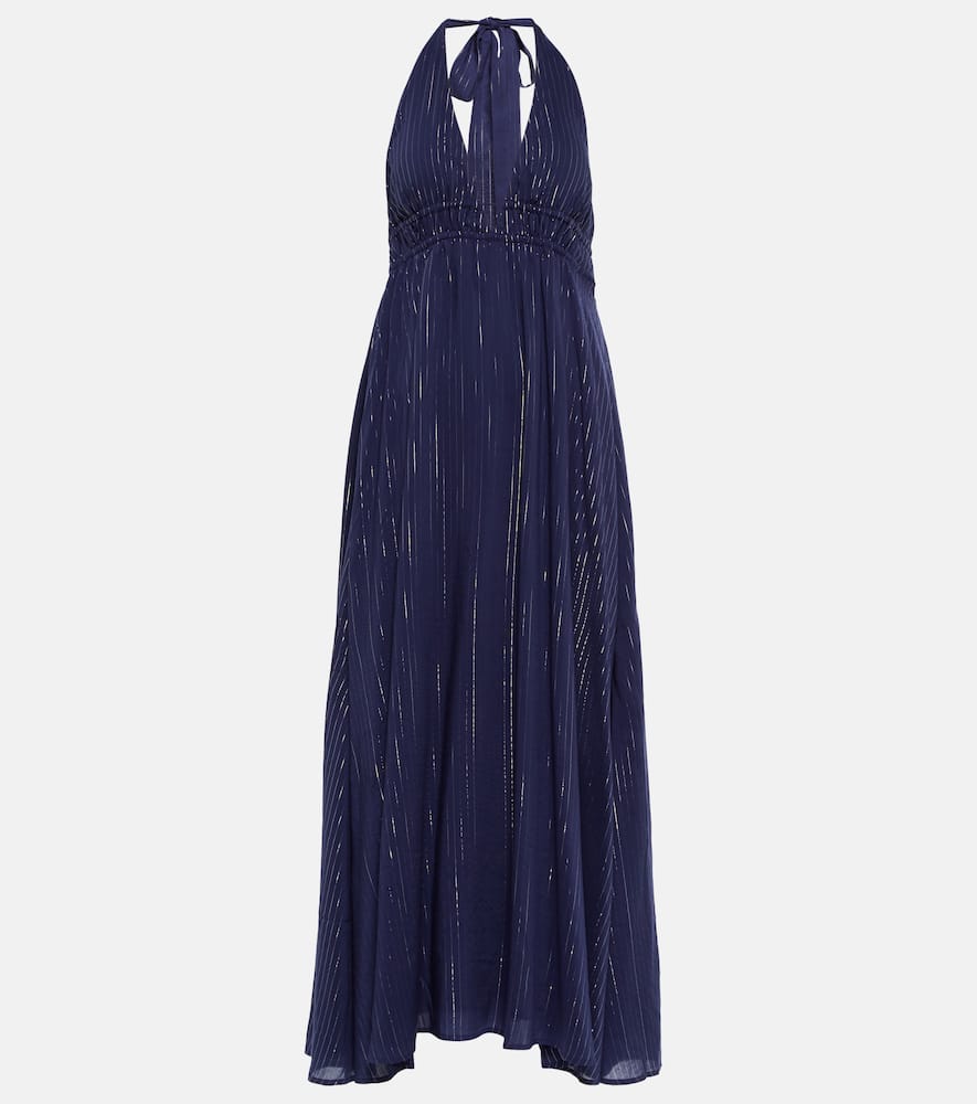 Heidi Klein Striped halterneck maxi dress