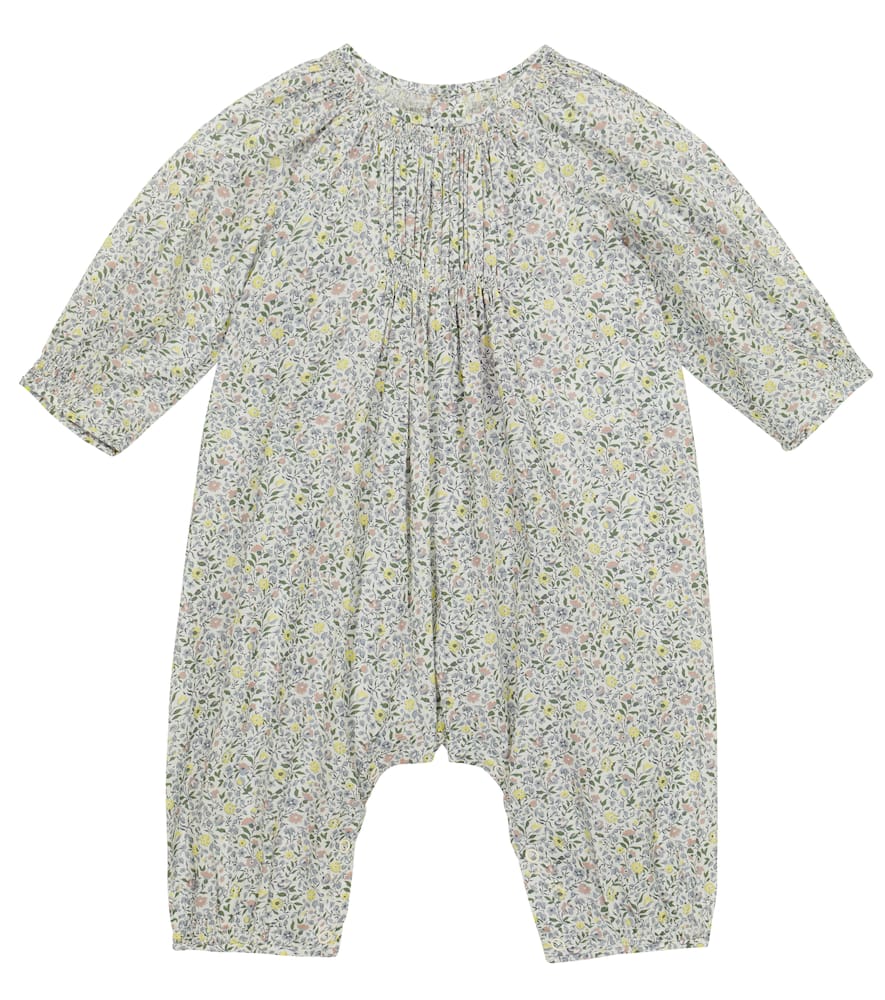 Bonpoint Baby Luce floral cotton playsuit