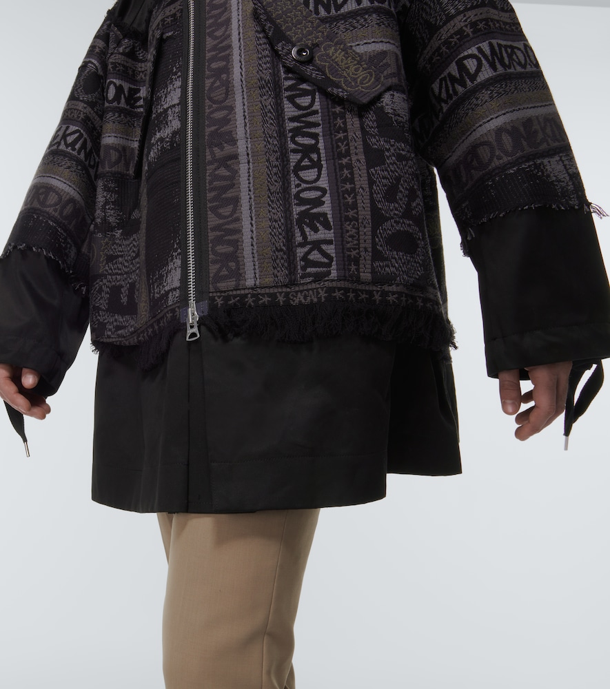  Sacai Sacai X Eric Haze Jacke Aus Jacquard 