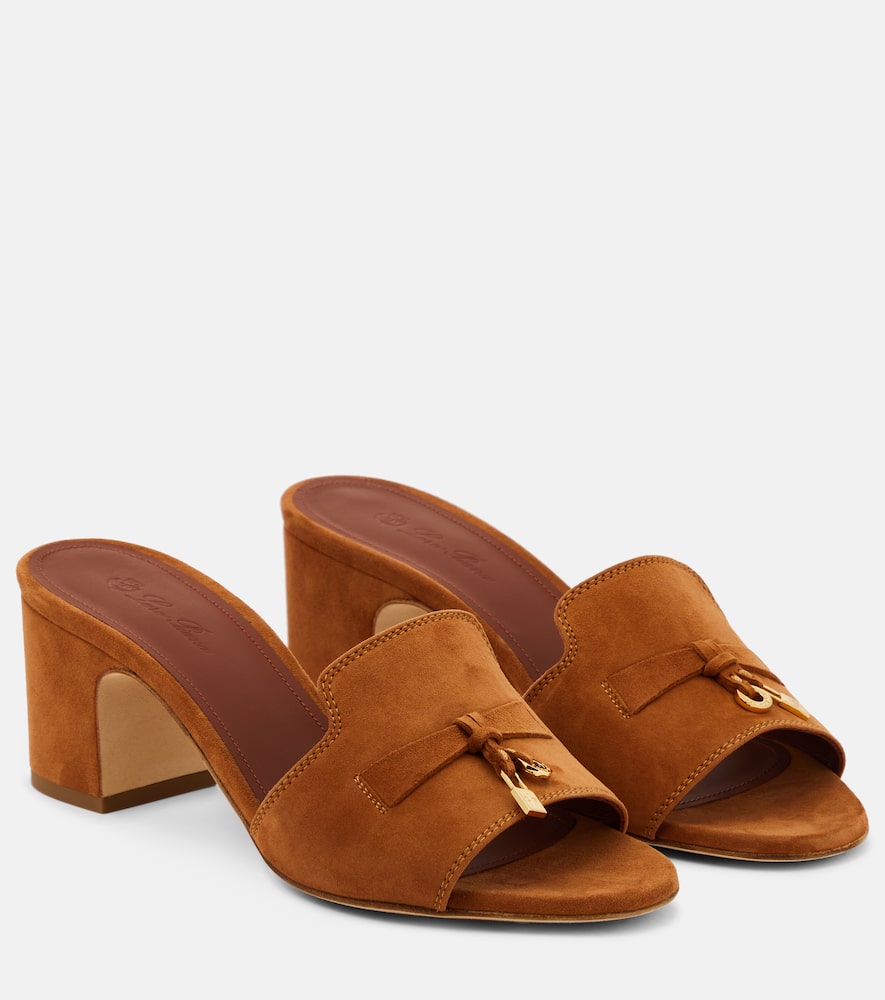 Summer Charms suede mules