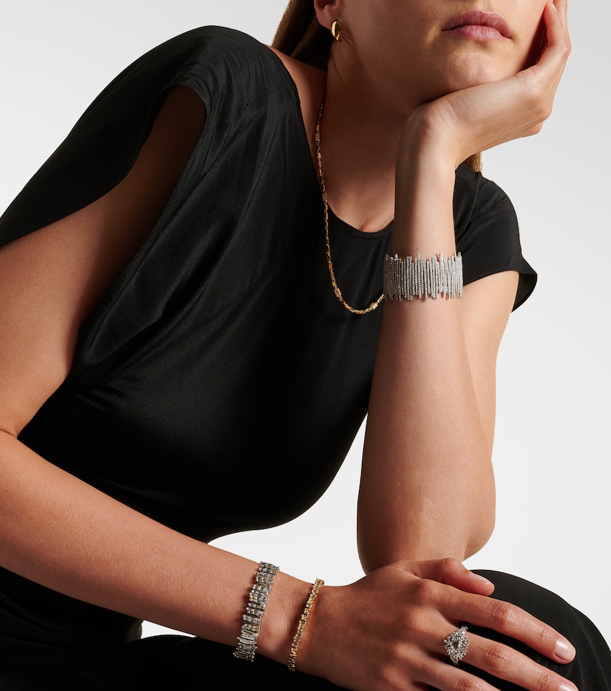  Suzanne Kalan Suzanne Kalan Armreif Classic Aus 18kt Gelbgold Mit Diamanten 