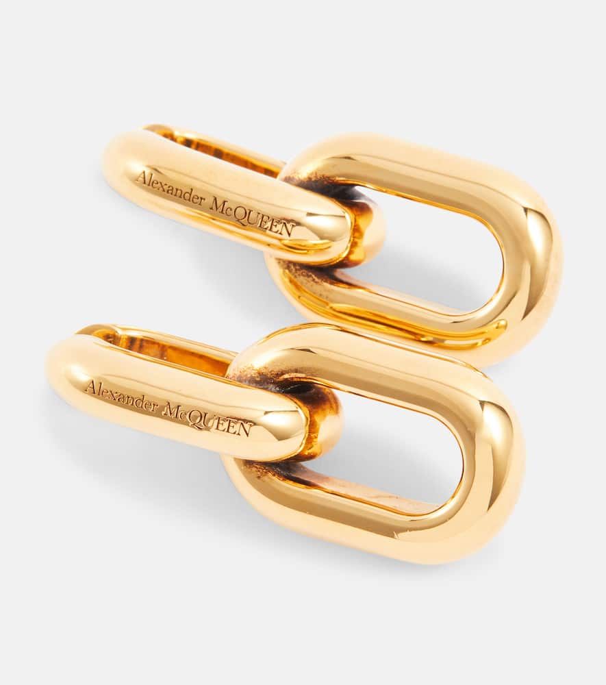 Alexander McQueen Peak chain earrings