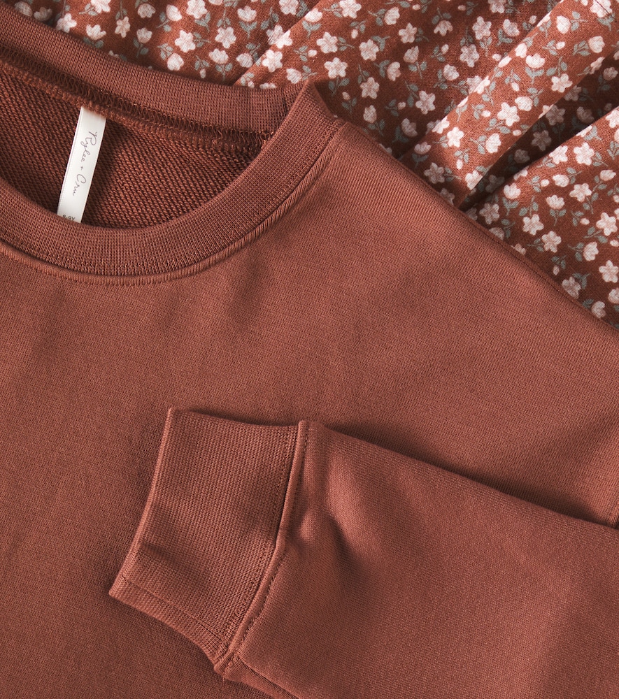  Rylee + Cru Rylee + Cru Kleid Rosette Aus Einem Baumwollgemisch 