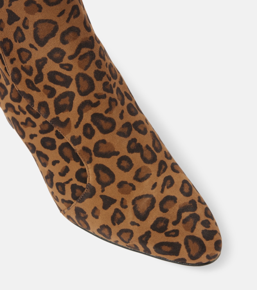  Manolo Blahnik Manolo Blahnik Ankle Boots Myconia 50 Aus Veloursleder 
