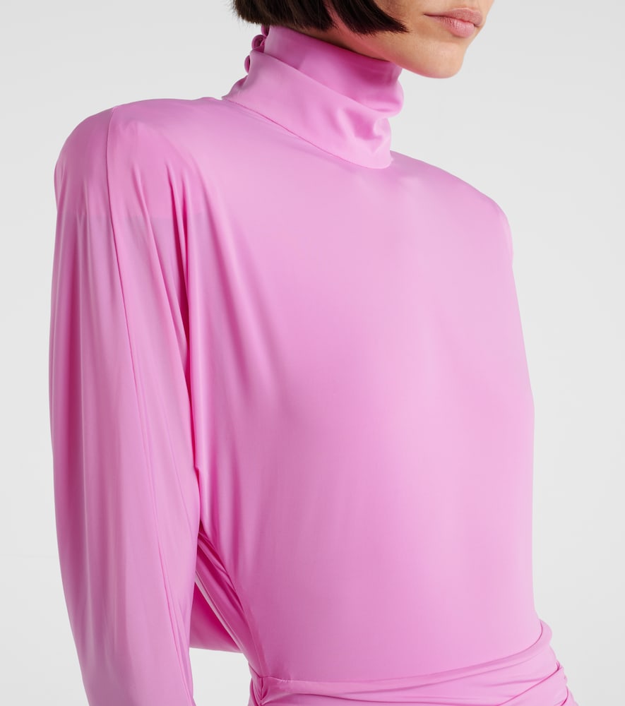  Alex Perry Alex Perry Draped Jersey Minidress 