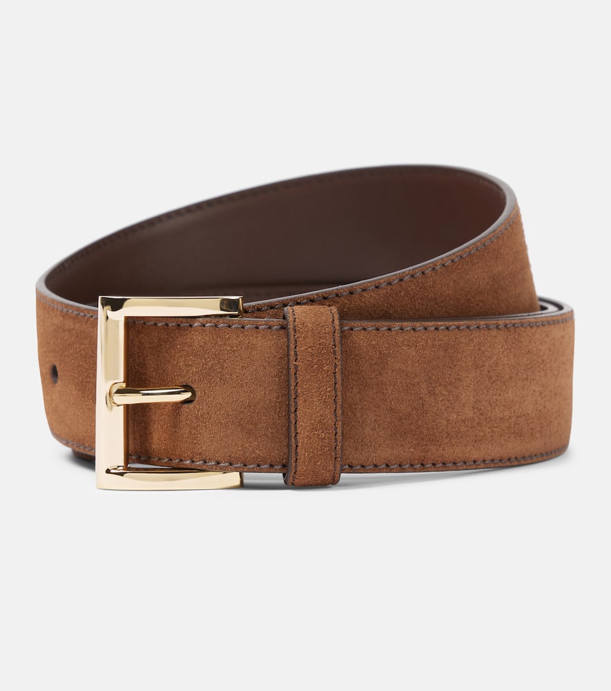 Prada Suede Belt In Brown