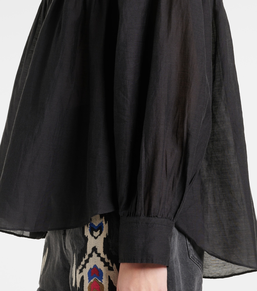  Marant Etoile Marant Etoile Bluse Plalia Aus Einem Baumwollgemisch 