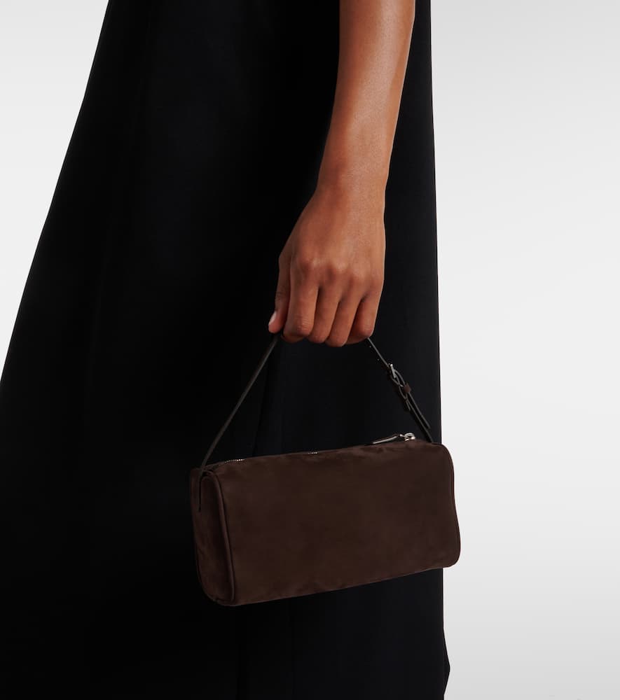 The Row '90s Leather Tote Bag In Brown