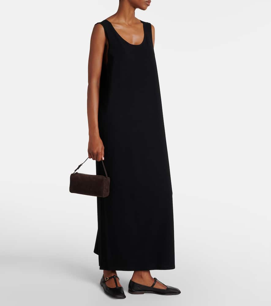 The Row '90s Leather Tote Bag In Brown