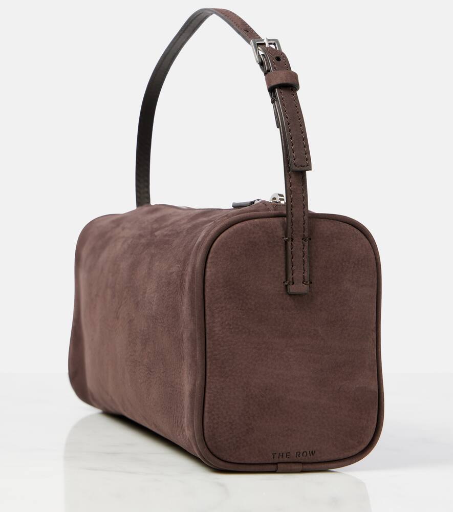 The Row '90s Leather Tote Bag In Brown