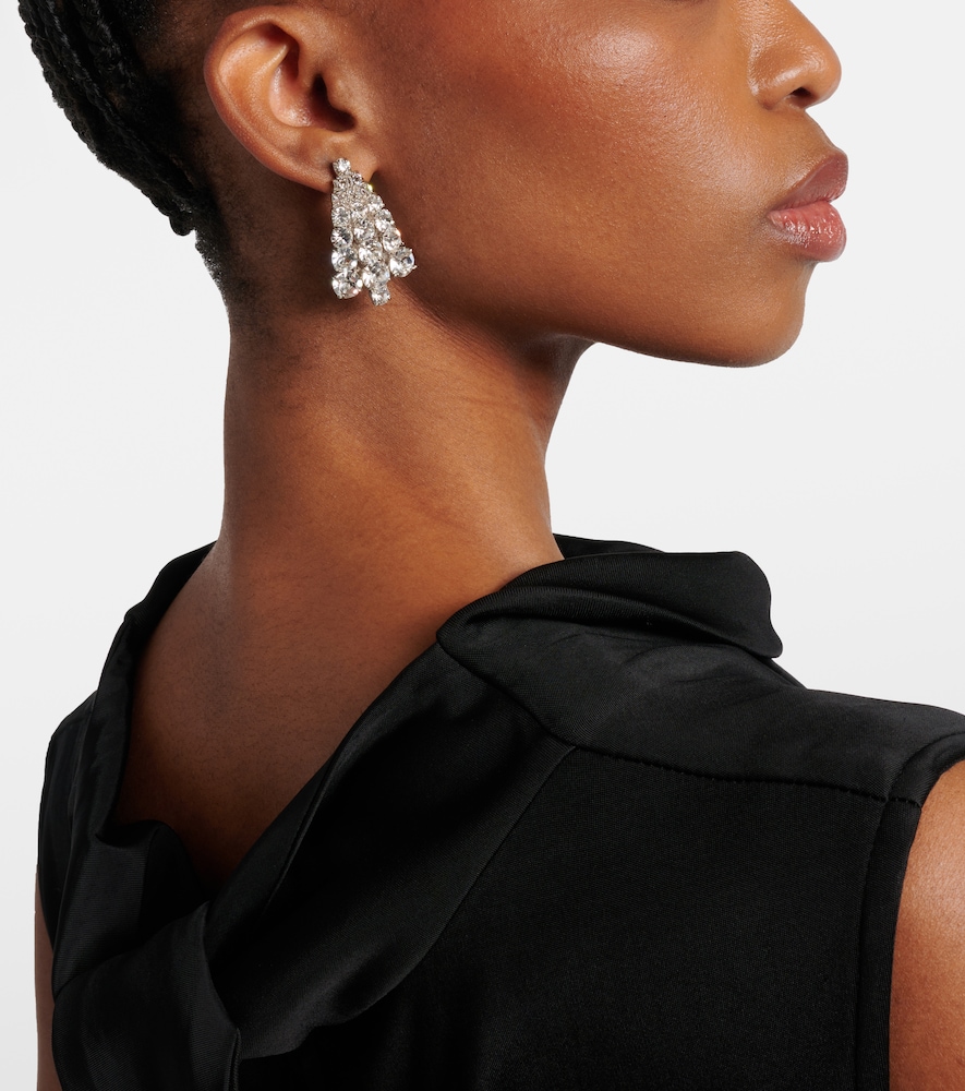  Jil Sander Jil Sander Pendientes Con Cristales 
