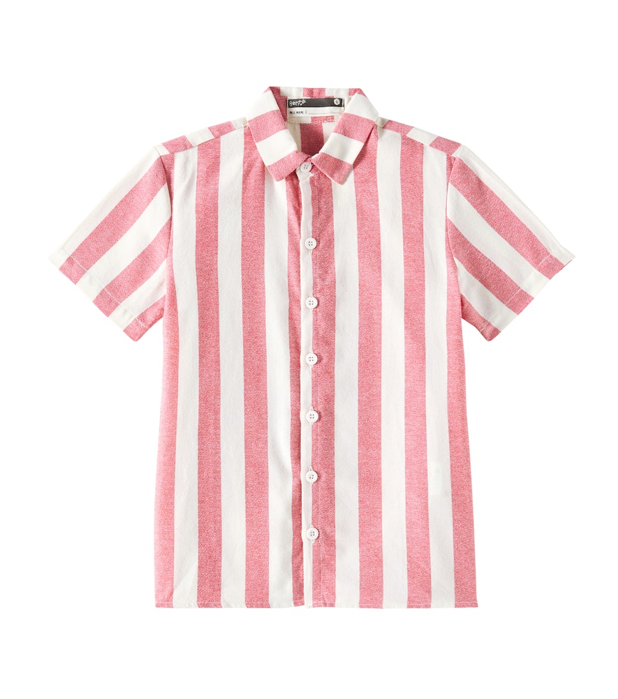 MAXI条纹棉质衬衫