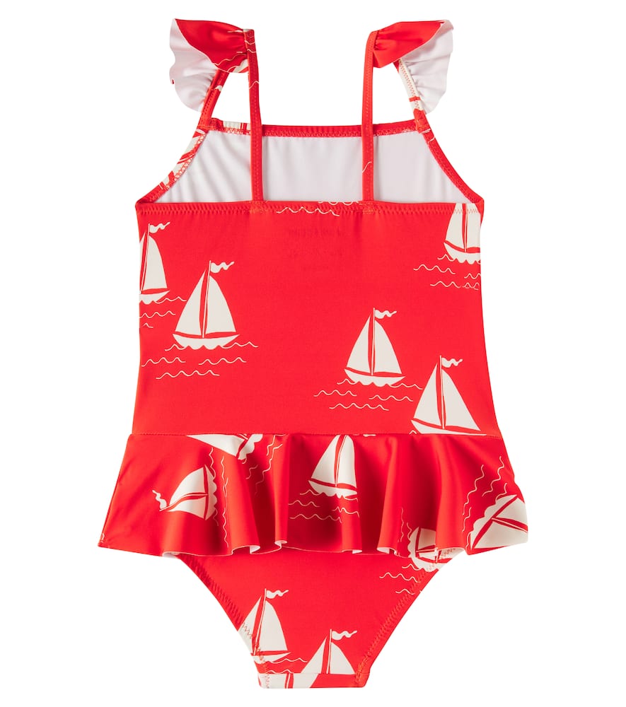 Mini Rodini Sailing Boats Swimsuit In Multicoloured