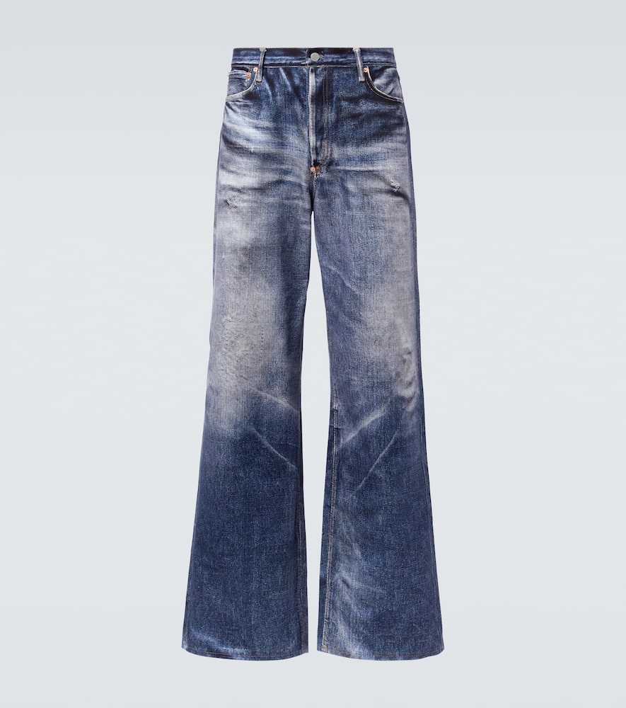 x Levi's high-rise flared jeans