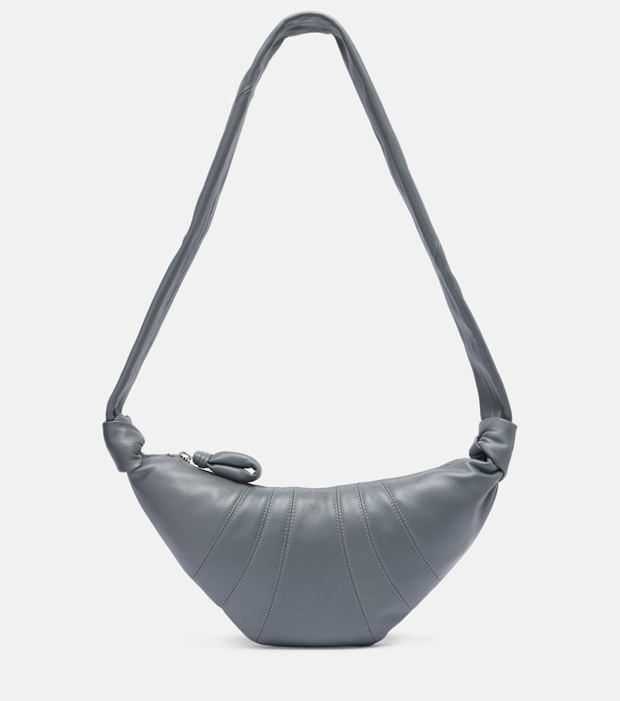Croissant Small leather shoulder bag